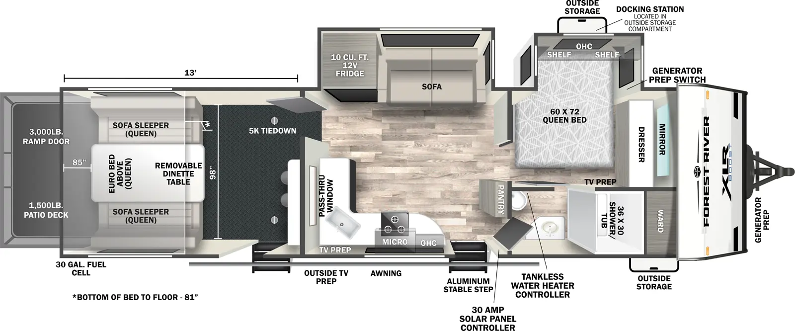 Xlr Boost 3113BX - DSO Floorplan